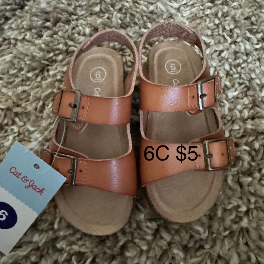 NWT Little Kids Sandals (Sise 6C)